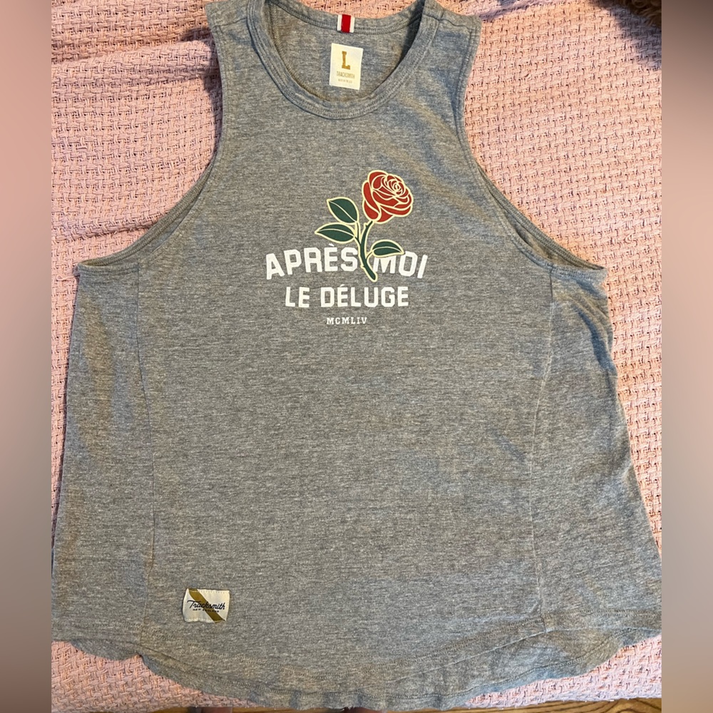 Tracksmith Grayboy Tank - Rose